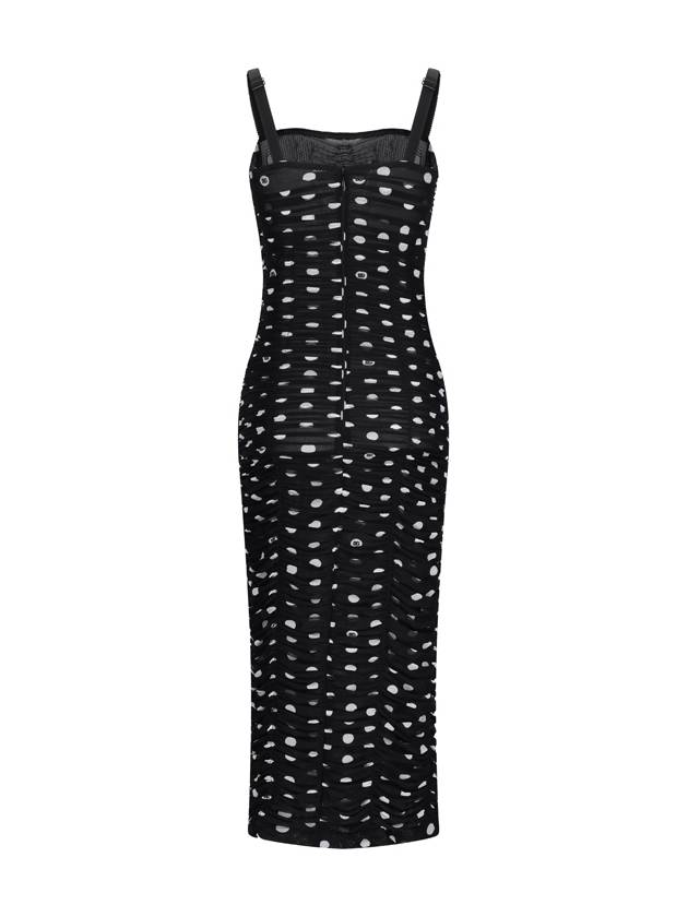 Polka dot tulle midi dress F6JHXTFSRP7 - DOLCE&GABBANA - BALAAN 3