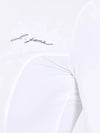 Women s Golf Wear Brushed Slim Polar T Shirt White - J JANE - BALAAN 6