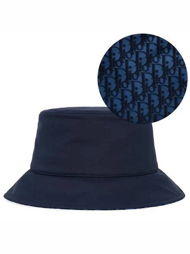 KIDS Navy Blue BOB Bucket Hat 0WBM11HATN Y547 1210713 - DIOR - BALAAN 1