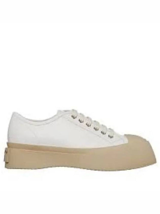 Pablo Platform Nappa Leather Low Top Sneakers Lilywhite - MARNI - BALAAN 2