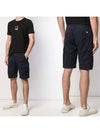 Men's Lens Bermuda Cargo Shorts Navy - CP COMPANY - BALAAN 2