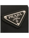 Men's Triangle Logo Re-Nylon Gabardine Tie Black - PRADA - BALAAN.