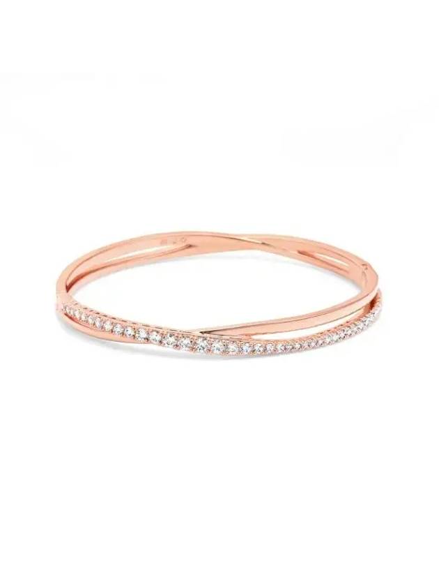 Hyperbola Twisted Crystal Bracelet Rose Gold - SWAROVSKI - BALAAN 1