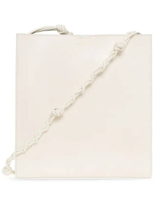 Tangle Medium Leather Cross Bag White - JIL SANDER - BALAAN 1
