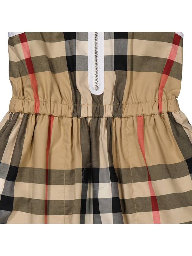 Kids Vintage Check Sleeveless Dress Beige - BURBERRY - BALAAN 4