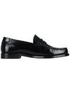 Women's Monogram Le Penny Loafer Black - SAINT LAURENT - BALAAN 5