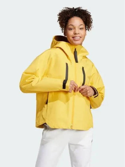 Myshelter Rain.Rdy Short Track Jacket Yellow - ADIDAS - BALAAN 2