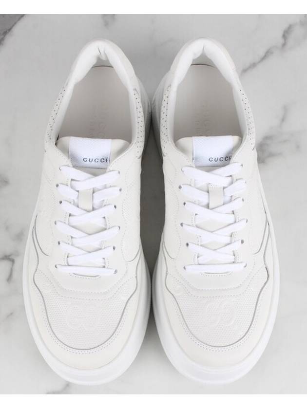 GG emboss sneakers white 9 280 - GUCCI - BALAAN 9