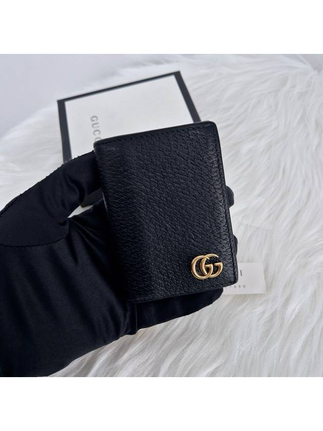 GG Marmont business card wallet black 428737 - GUCCI - BALAAN 4