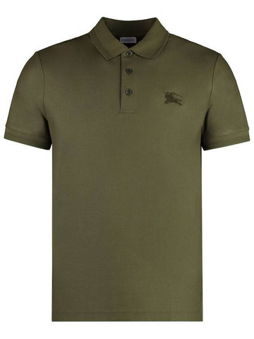 Burberry Cotton-Piqué Polo Shirt - BURBERRY - BALAAN 1