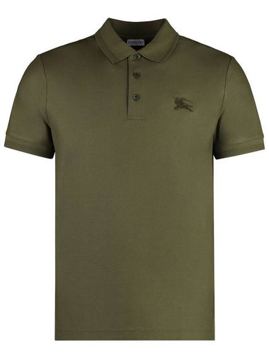 Burberry Cotton-Piqué Polo Shirt - BURBERRY - BALAAN 1