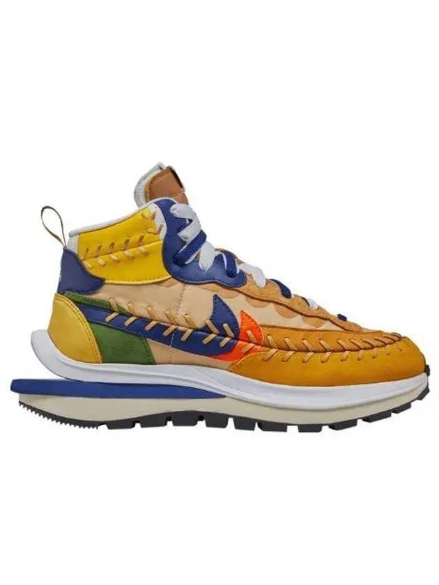 Vapor Waffle High Top Sneakers Blue Yellow - NIKE - BALAAN 1