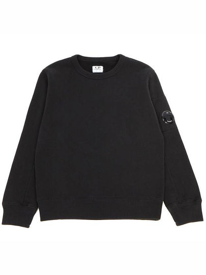 Kids Lens Wappen Fleece Sweatshirt Black - CP COMPANY - BALAAN 2