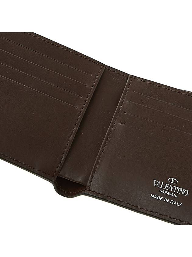 VLTN Logo Half Wallet Brown - VALENTINO - BALAAN 8