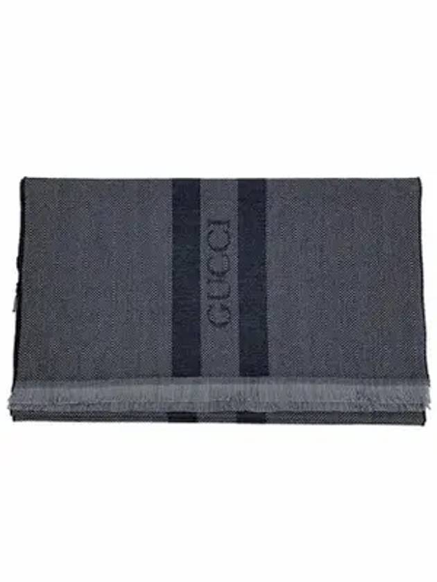 GG jacquard scarf GG jacquard scarf - GUCCI - BALAAN.