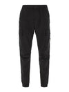 Banding Waist Tapered Cargo Straight Pants Black - STONE ISLAND - BALAAN 2