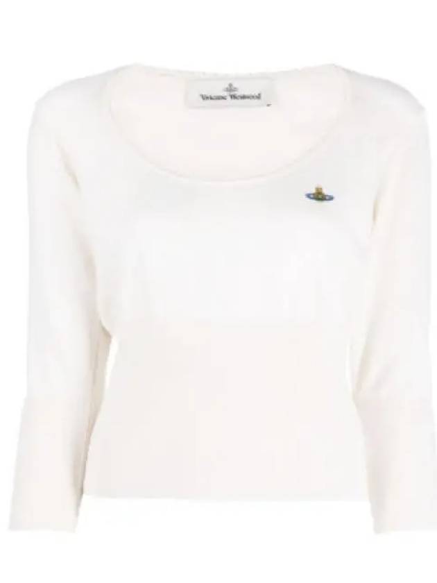 Cashmere Bebe Knit Top Cream - VIVIENNE WESTWOOD - BALAAN 2