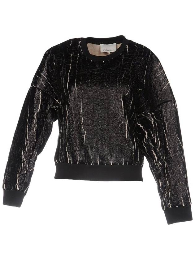 Cracked Coat Cropped Poly Sweatshirt - 3.1 PHILLIP LIM - BALAAN 6