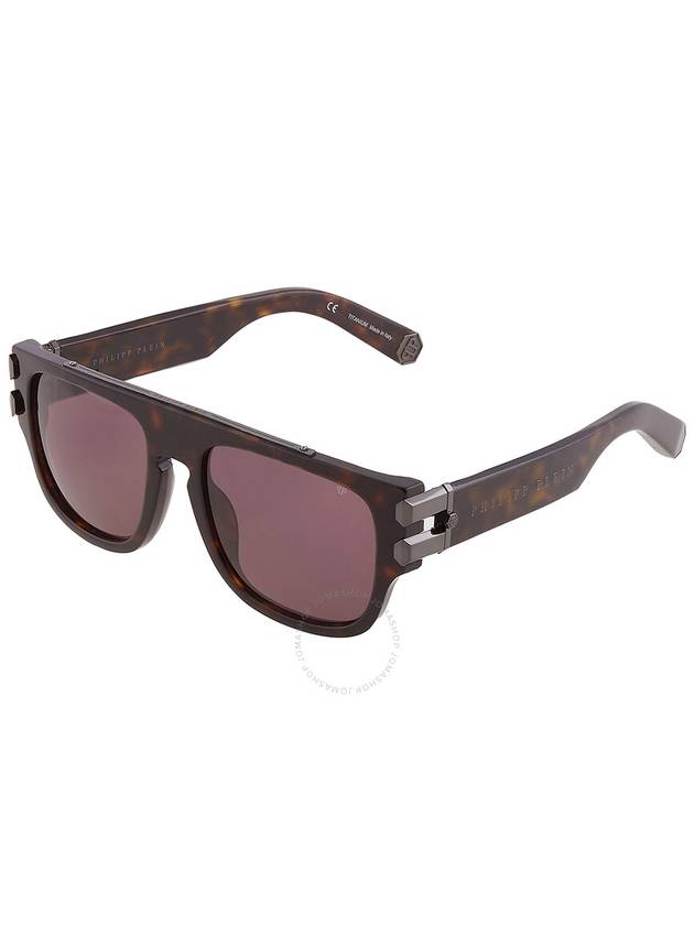 Philipp Plein Brown Browline Men's Sunglasses SPP011M 722 55 - PHILIPP PLEIN - BALAAN 3