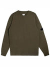 Men's Lens Wool Regular Fit Knit Top Khaki - CP COMPANY - BALAAN.