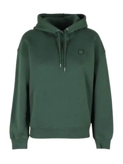 Bold Head Fox Patch Comfort Hooded Bottle Green - MAISON KITSUNE - BALAAN 2