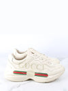 Rhyton strip logo sneakers 6 5 255 - GUCCI - BALAAN 6