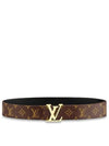 LV Initiales 40Mm Reversible Leather Belt Black - LOUIS VUITTON - BALAAN 3