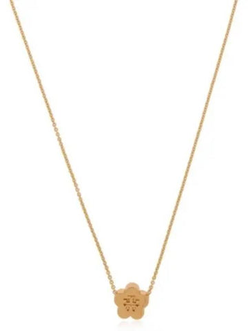 Kira Flower Pendant Necklace Gold - TORY BURCH - BALAAN 1