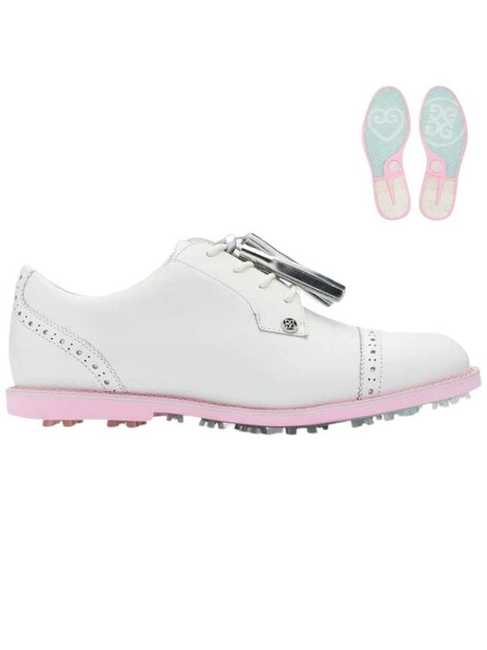 Women's Cap Toe Gallivanter Spikeless Snow Blush - G/FORE - BALAAN 2