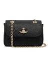 Logo Small Chain Cross Bag Black - VIVIENNE WESTWOOD - BALAAN 3