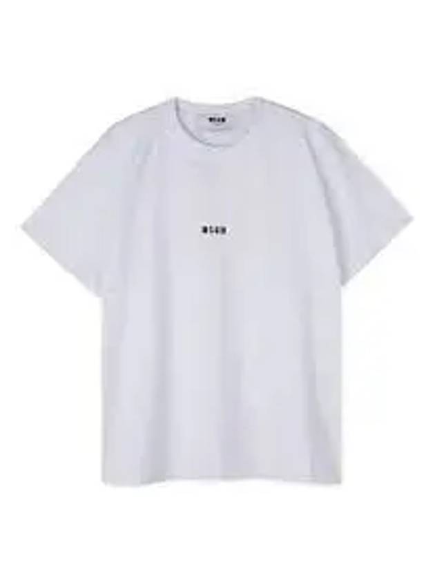 Micro Logo Short Sleeve T-Shirt White - MSGM - BALAAN 2