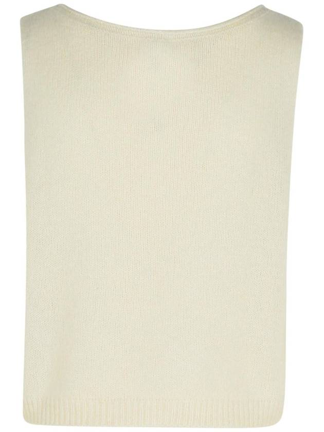 Lisa Yang 'Devine' Cream Silk Blend Vest - LISA YANG - BALAAN 3