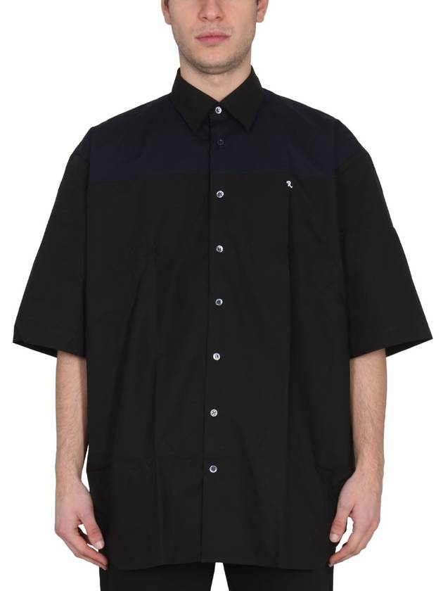 TWO-TONE AMERICAN SHIRT - RAF SIMONS - BALAAN 1