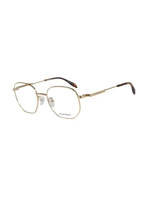 Eyewear Square Metal Eyeglasses Black - ALEXANDER MCQUEEN - BALAAN 4