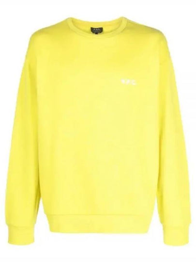 Clint Chest Logo Sweatshirt Yellow - A.P.C. - BALAAN 2