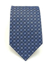 GG Dot Pattern Silk Tie Blue Silver - GUCCI - BALAAN.