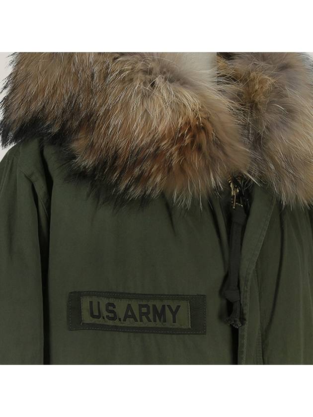 Military Vintage Parka Rabbit Fur 8W42L ASVN 790 ARMY GREEN ASC022 - AS65 - BALAAN 3