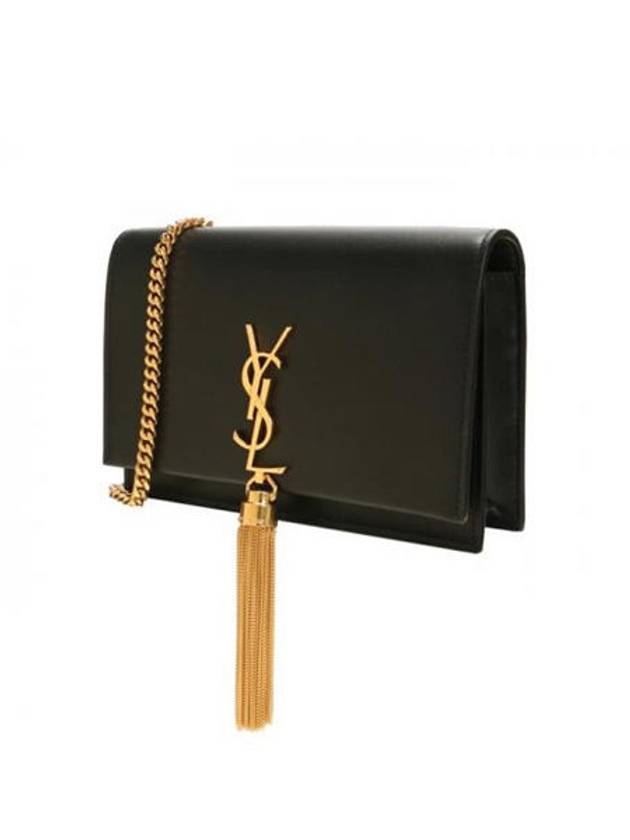 Gold Shoulder Bag Black - SAINT LAURENT - BALAAN 3