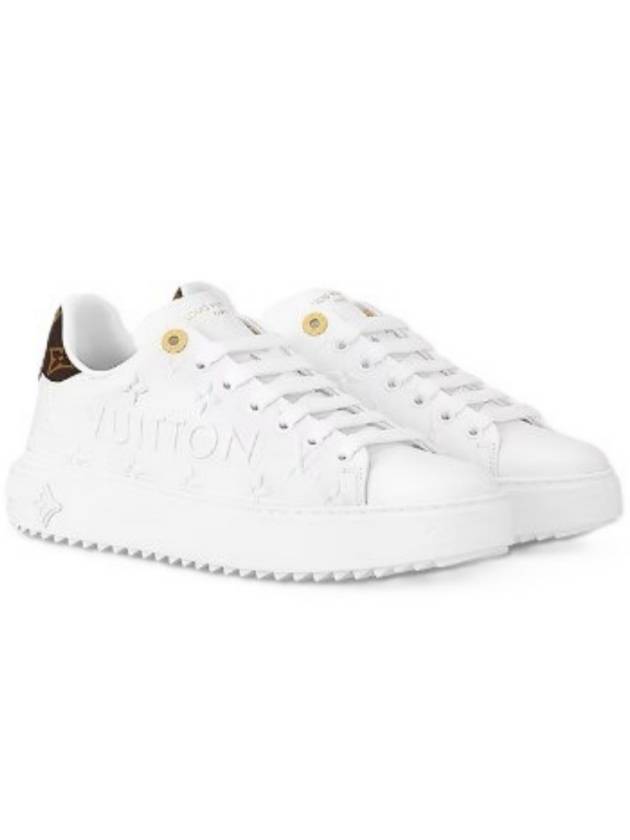 Time Out Monogram Tab Low Top Sneakers White - LOUIS VUITTON - BALAAN 8