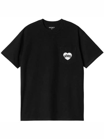 Amour Pocket T Shirt Black I033675 0D2XX - CARHARTT - BALAAN 1