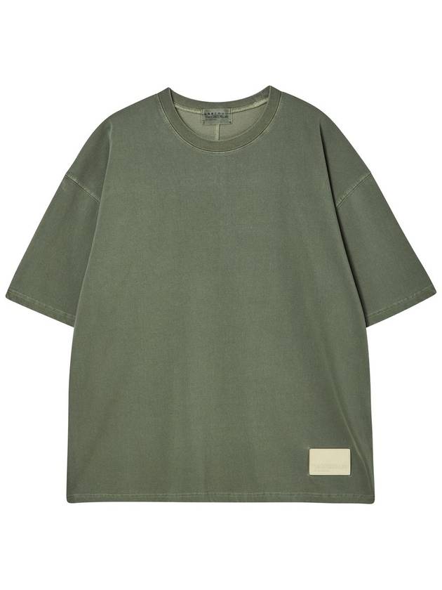 _PIGMENT WAPPEN OVER FIT SHORT SLEEVE T SHIRTS KHAKI - THE GREEN LAB - BALAAN 6