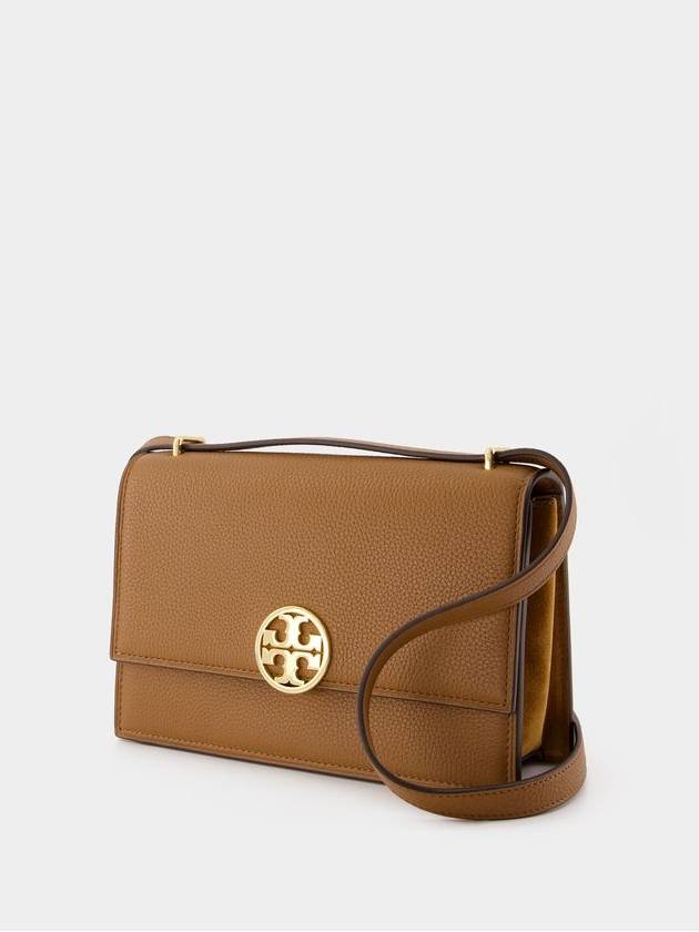 Miller Leather Cross Bag Brown - TORY BURCH - BALAAN 3