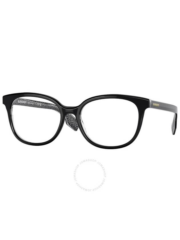 Eyewear Square Plastic Eyeglasses Black - BURBERRY - BALAAN 2