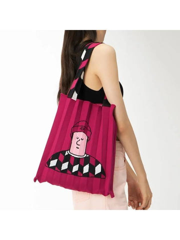 Superfiction Shoulder Bag Magenta - PLEATSMAMA - BALAAN 1