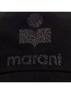 Tyron Embroidery Logo Ball Cap Black - ISABEL MARANT - BALAAN 5