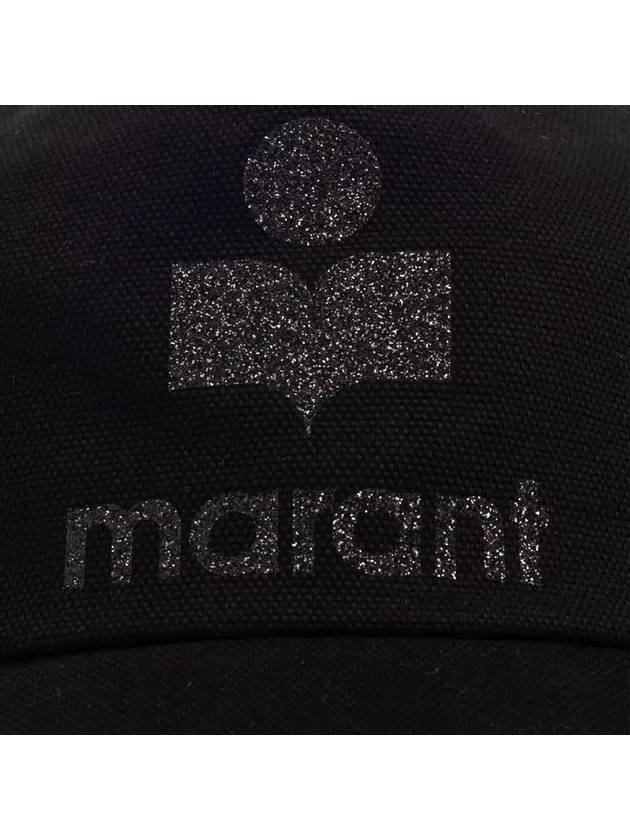 Tyron Embroidery Logo Ball Cap Black - ISABEL MARANT - BALAAN 5