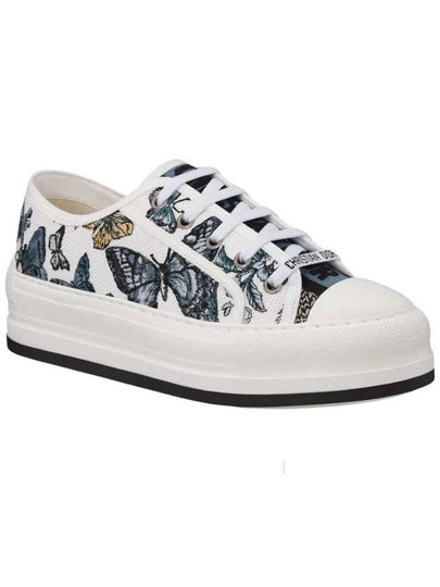 Walk'N'Dior Low Top Sneakers Blue White - DIOR - BALAAN 2