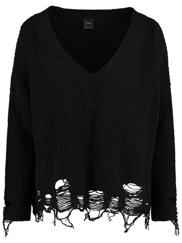 Pinko Ostrica Wool Pullover - PINKO - BALAAN 1