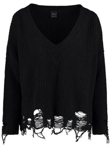 Pinko Ostrica Wool Pullover - PINKO - BALAAN 1