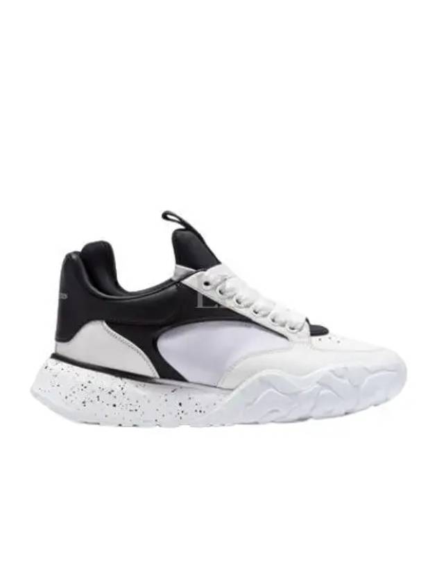 Court Tech Low Top Sneakers White Black - ALEXANDER MCQUEEN - BALAAN 2